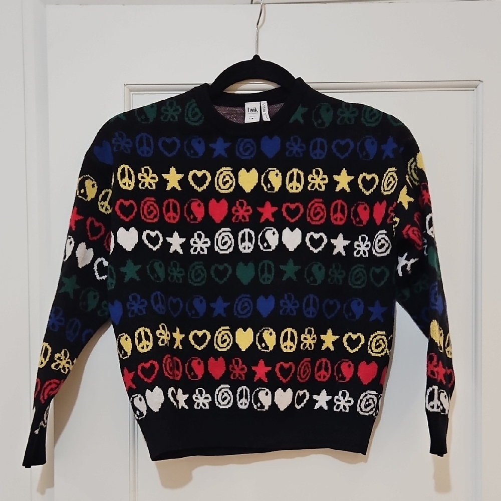Twik Multicolor Graphic Sweatshirt